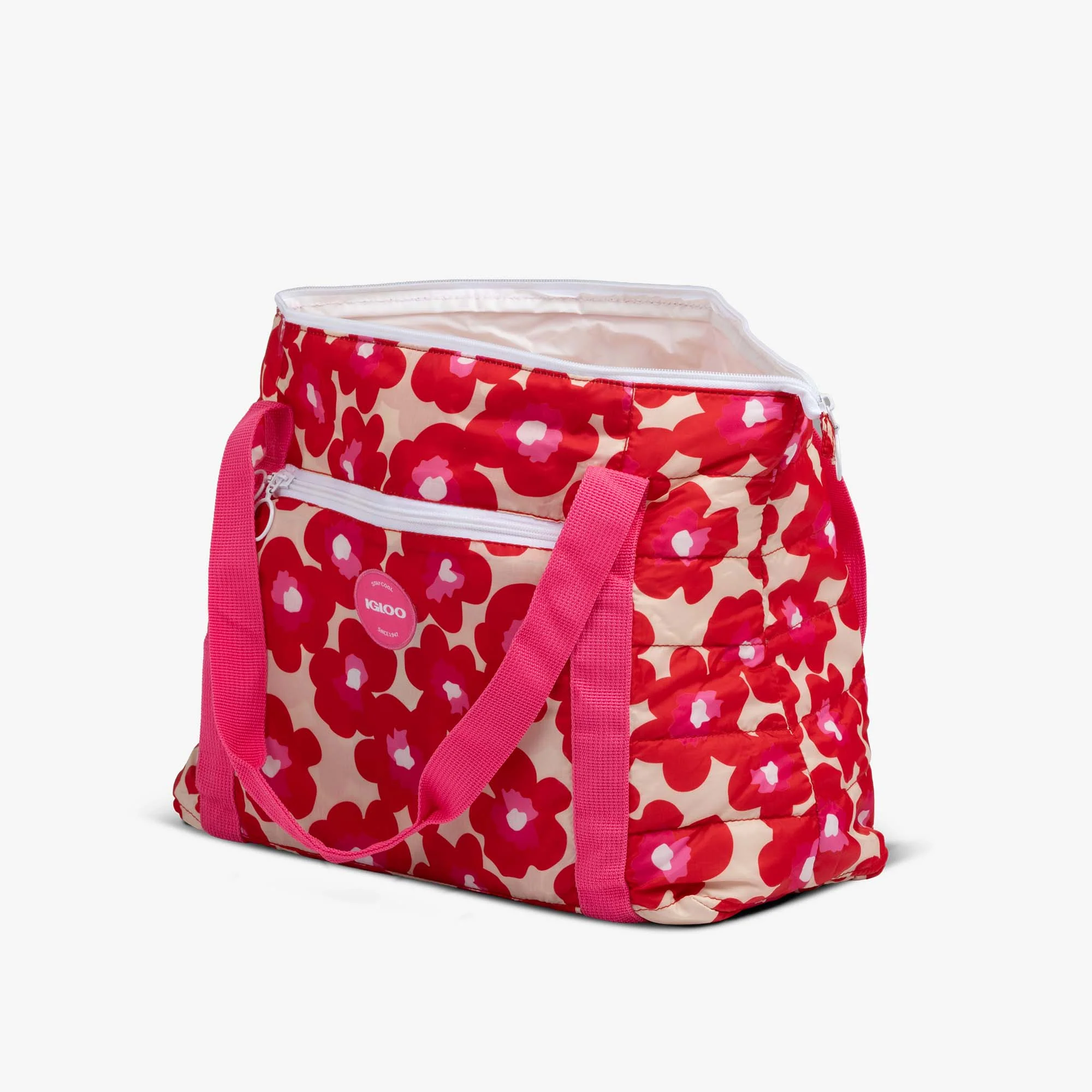 Retro Packable Puffer 20-Can Cooler Bag - Image 8